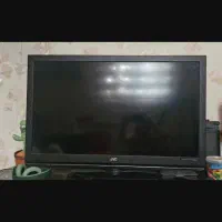 تلوزیون JVC تمییز با میز تلوزیون ترک