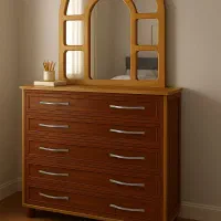 دراور طرح چوب با آینه