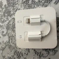 هندزفری سیم دار بهمراه سوکت تبدیل aux آیفون ۱۳|لوازم جانبی موبایل و تبلت|آمل, |دیوار