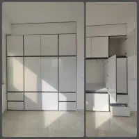 کابینت کمد تخت و تمامی کار های mdf دکوراسیون داخلی|خدمات پیشه و مهارت|کلاچای, |دیوار