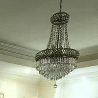 لوستر با آویزهای ایتالیایی|لوستر و چراغ آویز|تهران, استاد معین|دیوار