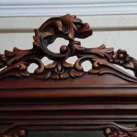 بوفه ، کار چوب ، منبت کاری شده|بوفه، ویترین، کنسول|گرگان, |دیوار