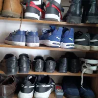 جای کفشی رنگ عسلی و طوسی نو|کتابخانه، شلف، قفسه‌های دیواری|تهران, طیب|دیوار