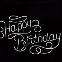 تابلو نئون برای تم تولد