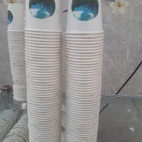 فروش و تولید لیوان کاغذی 220cc شیشه ای 900gr|ظروف نگهدارنده، پلاستیکی، یک‌بارمصرف|آذرشهر, |دیوار