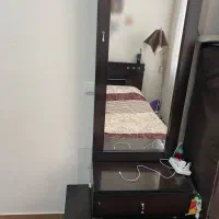 تخت با دراور و وسایل....|تخت و سرویس خواب|مهرگان, |دیوار