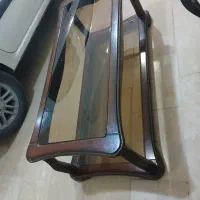 میز  جلو مبل چوب شیشه (فوری فوری)