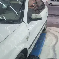 ماشین سمند سفید مدل ۸۹