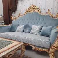 مبل کلاسیک ۷ نفره همیشه روش پارچه بوده|مبلمان خانگی و میز عسلی|رودهن, |دیوار