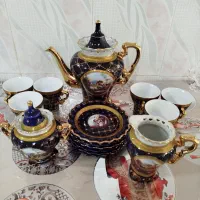 سرویس چایخوری آنتیک خارجی لیلی مجنون|ظروف سرو و پذیرایی|سرایان, |دیوار