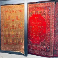 فرش شاهماران الاهیه ۱۲۰۰ شانه رنگ‌لاکی|فرش|شیراز, شهرک سراج‎|دیوار