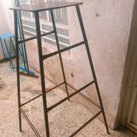 سلام به همه عزیزان چهارپایه آهنی ،منقل،پارو