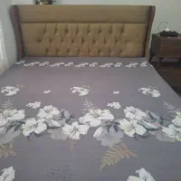تخت چوبی دونفره همراه با تشک