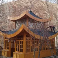 سقف سبک شیبدار  سقف شیروانی