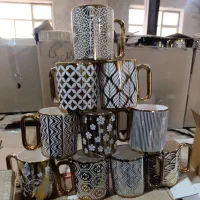 ماگ چینی طلایی