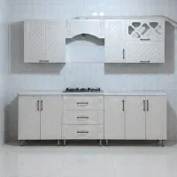 کابینت MDF پیش‌ساخته نو فقط نصب شده