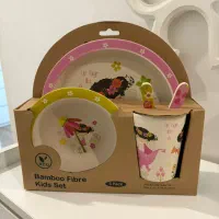 ظروف ۵ تیکه بامبو نو و آکبند|اسباب و اثاث بچه|کرج, کوی کارمندان جنوبی|دیوار