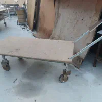 چرخ دستی  گاری دستی  چهار چرخ   قوطی اهن|ابزارآلات|پاکدشت, پاکدشت (مامازند)|دیوار