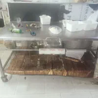 میز کار استیل در سه اندازه|کافی‌شاپ و رستوران|ری, شهید بهشتی|دیوار