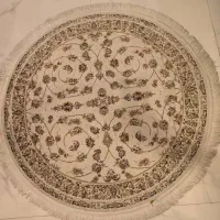 قالیچه گرد ماشینی طرح دستبافت تراکم 3600|فرش|تهران, آهنگ|دیوار