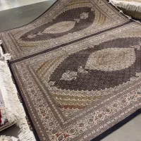 فرش دستباف (بساک) جفت ۶ ماهی خوی ۴۰ رج