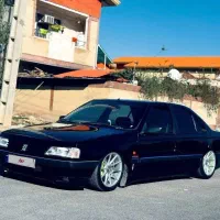 پژو 405 مشکی پنوماتیک و رینگ ووسن