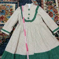 پیرهن دخترانه مخمل ضخیم|کفش و لباس بچه|خرم‌آباد, |دیوار