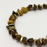 دستبند سنگ چشم ببر اصل|جواهرات|کرج, شهرک بنفشه|دیوار