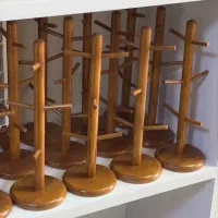 استند پابه فنجون چوبی