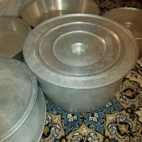 قابلمه و تشت و آبکش روحی نو وسالم|ظروف پخت‌وپز|رودهن, |دیوار