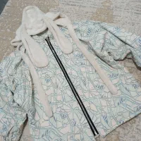 کاپشن سفید آبی کلاه خرگوشی|لباس|قدس, شهرقدس|دیوار