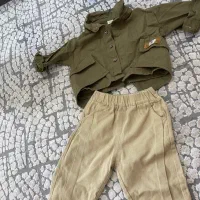 کت و شلوار کتان پسرانه