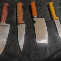 چاقو آشپزخانه همگی روی همدیگه باقناری|ظروف پختوپز|شیراز, شاهچراغ|دیوار