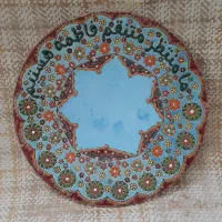 دیوارکوب میناکاری / میناکاری روی سفال|ساعت دیواری و تزئینی|قم, پردیسان|دیوار
