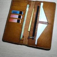 کیف پول کتی چرم طبیعی (جاکارتی)