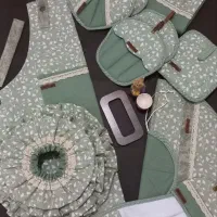 سرویس آشپزخانه دوختینو ،پارچه ترک +شرایط اقساطی|سفره، حوله، دستمال آشپزخانه|مشهد, ولیعصر (شهرک غرب)|دیوار