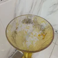 گلدان طلایی و سفالی|گل و گیاه طبیعی|قم, زاد|دیوار