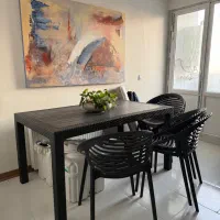 میز و صندلی پلاستیک ناصر شش نفره