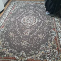فرش ۶ متری قهوه ای کارکرده
