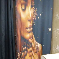 پرده پانچی هازان قابل شستشو درحدنو|پرده، رانر، رومیزی|میاندوآب, |دیوار