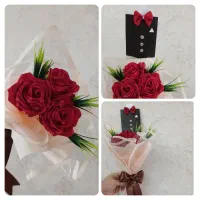 دسته گل مصنوعی دسته گل هدیه روز پدر