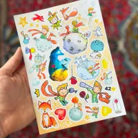 دابل پک استیکر شازده کوچولو - تخفیف‌دار