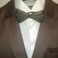 کت شلوار دامادی.رنگ قهوه ای.