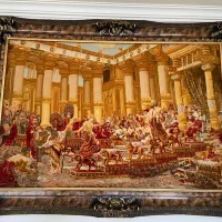 تابلو فرش دستباف باف ملک سلیمان