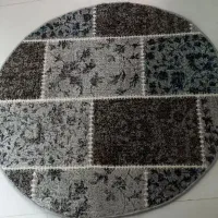 دو عدد فرش گرد کاملا نو