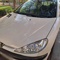 پژو۲۰۶ دوگانه سوز شرکتی بدون رنگ سفید|خودرو سواری و وانت|اصفهان, شاهزید|دیوار