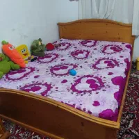 تخت دونفره همراه با تشک درحدنو