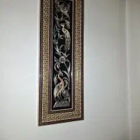 تابلو قلم زنی مس با قاب خاتم(۲ تا باهم)