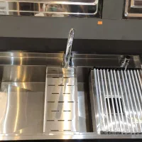 سینک استیل دودی ایتالیایی ضد خش مدل  ( LEYLE )|آب‌چکان و نظم‌دهنده ظروف|مشهد, نوید|دیوار