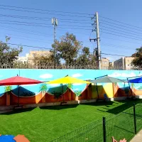 سایه بان چتر سایبان باغی چتری پایه کنار با LED|فروشگاه و مغازه|مشهد, سعد آباد|دیوار